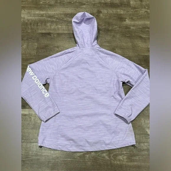 New balance women’s lavender all weather hooded jacket size large - Picture 6 of 8